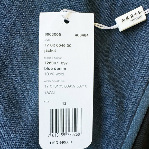 Akris Punto Longline Knit Wool Jacket | 12 NWT - Picture 10 of 12